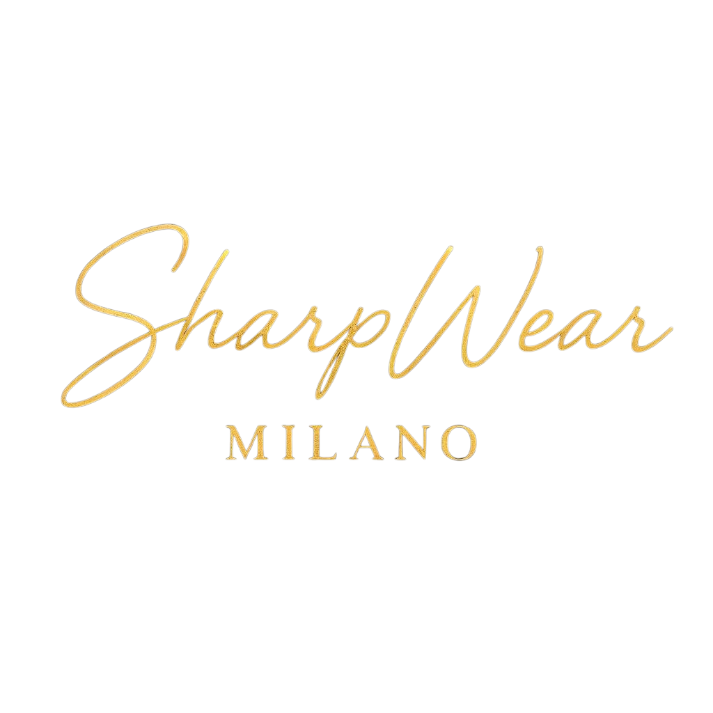 SharpWear Milano Logo — Moda Uomo Lusso